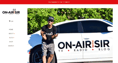 Desktop Screenshot of onairwithsir.com