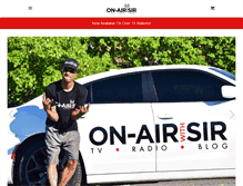 Tablet Screenshot of onairwithsir.com